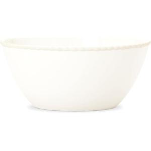 kate spade new york Wickford 14-Piece Dinnerware Set, 14 Count, White(Fruit Bowl)