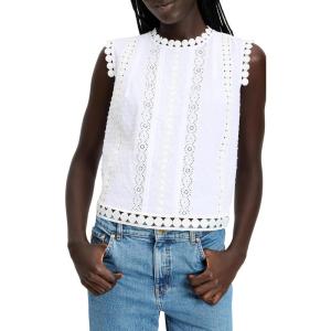 kate spade new york Women’s Dot Trim Shell(Fresh White)