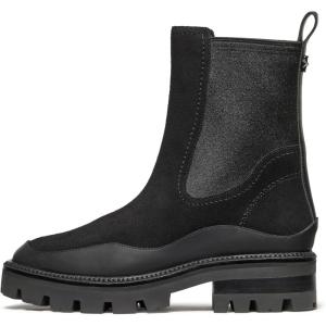 kate spade new york Women’s London Shearling Chelsea Boot(Black)