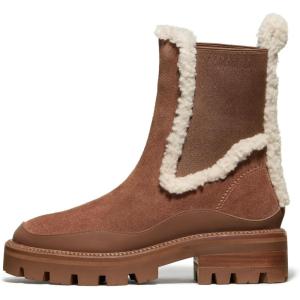 kate spade new york Women’s London Shearling Chelsea Boot(Hot Chocolate)