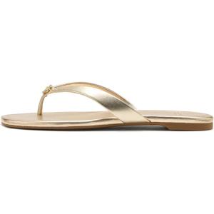 kate spade new york Women’s Spade Flower Flip Flop Sandals(Pale Gold)