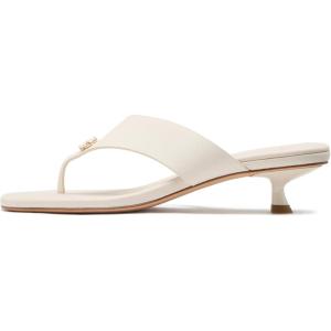 kate spade new york Women’s Spade Flower Kitten Heel Sandals(Silver)