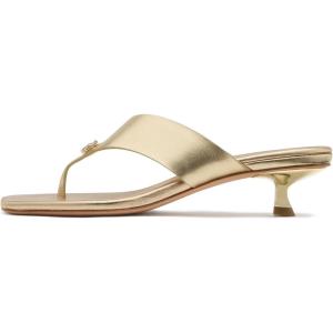 kate spade new york Women’s Spade Flower Kitten Heel Sandals(True White/Yuzu Jam)