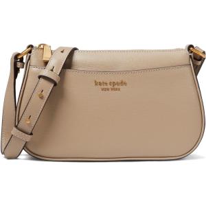 kate spade new york womens Bleecker Saffiano Small Leather Crossbody Bag(Timeless Taupe)