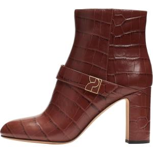 kate spade new york womens Dakota Zip Up Heeled Bootie(Deep Umber)