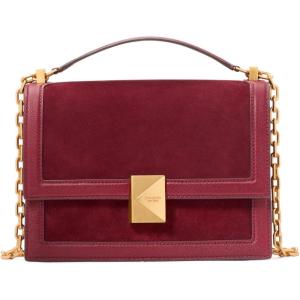 kate spade new york womens Deco Leather Flap Chain Crossbody(Cherry Juice Multi)