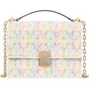 kate spade new york womens Deco Leather Flap Chain Crossbody(Multi)