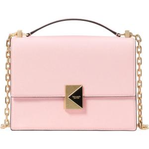 kate spade new york womens Deco Leather Flap Chain Crossbody(Pastry Pink Multi)