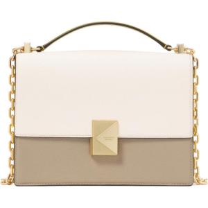 kate spade new york womens Deco Leather Flap Chain Crossbody(Tigers Eye Multi)