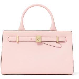 kate spade new york womens Deco Pebbled Leather Medium Satchel(Pastry Pink Multi)