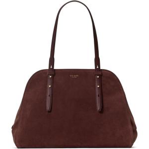 kate spade new york womens Do It All Pebbled Leather Maise Carryall(Star Anise Suede)