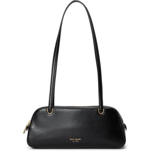 kate spade new york womens Grace Fine Leather Shoulder Bag(Black)
