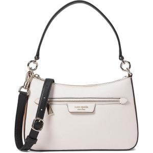 kate spade new york womens Hudson Pebbled Leather Convertible Crossbody(Colorblocked Parchment Multi)