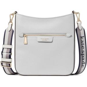 kate spade new york womens Hudson Pebbled Leather Large Messenger Crossbody(Colorblocked Pale Sapphirine Multi)