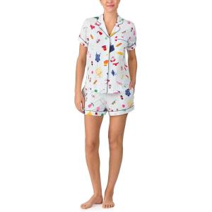 kate spade new york womens Kate Spade New York Women’s Short Bottoms Pj Set(Beach Trip)