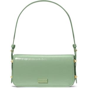 kate spade new york womens Liv Smooth Leather Shoulder Bag(Crinkle Crisp Sage)
