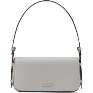 kate spade new york womens Liv Smooth Leather Shoulder Bag(Nimbus Grey)
