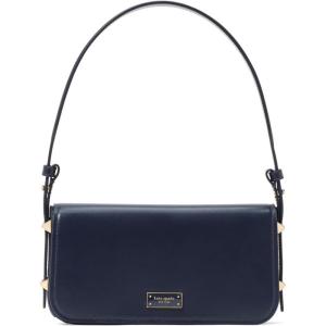 kate spade new york womens Liv Smooth Leather Shoulder Bag(Parisian Navy)