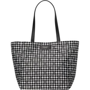 kate spade new york womens Noel Jacquard Fabric Large Tote(Black Multi)