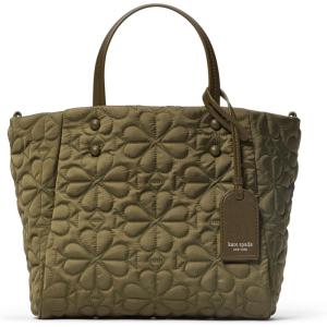 kate spade new york womens Tilly Quilted Fabric Small Tote(Oolong Green)