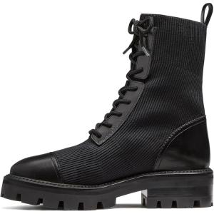 kate spade new york womens Winton Lug Bootie(Black)