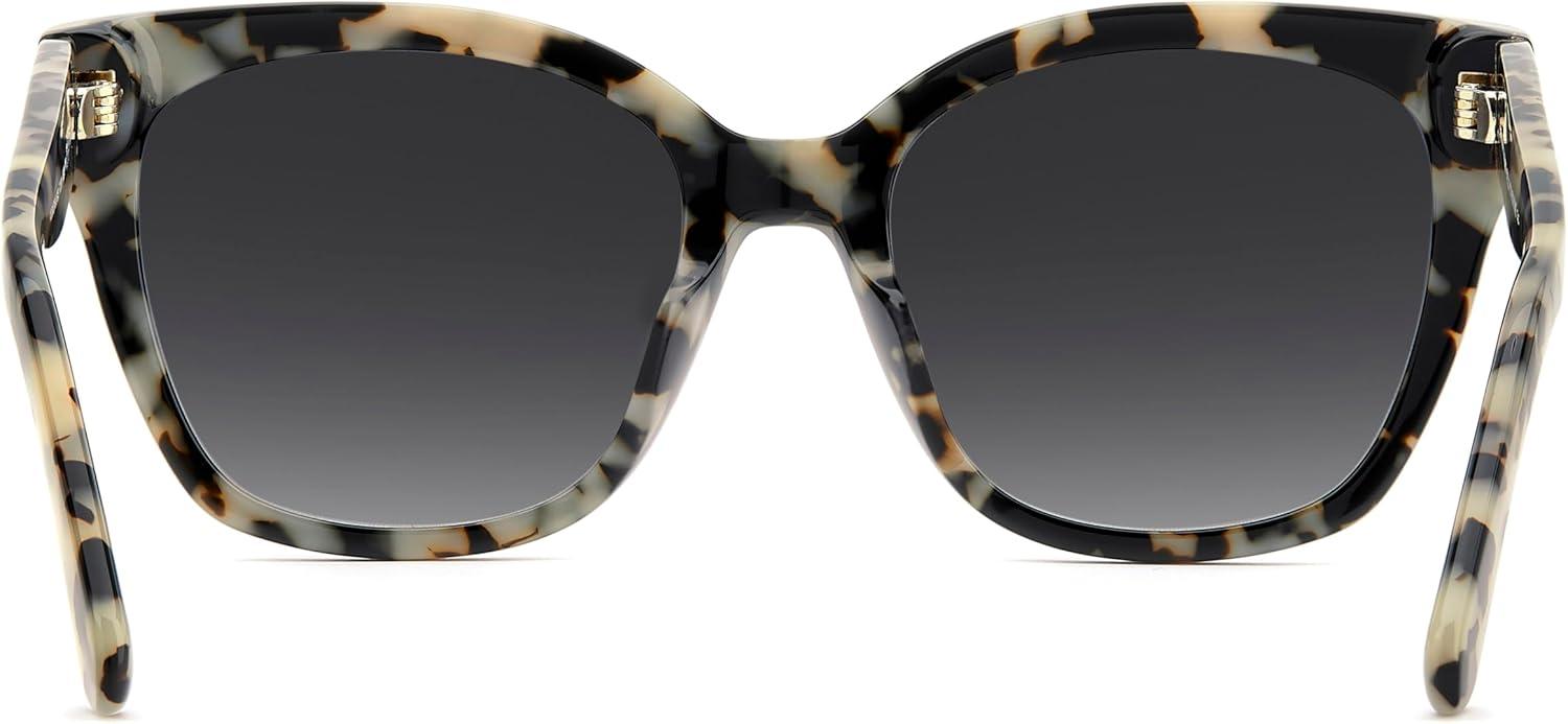 imageKate Spade New York KS Daesha 2GS Square Sunglasses BK WHT HVN 55mm