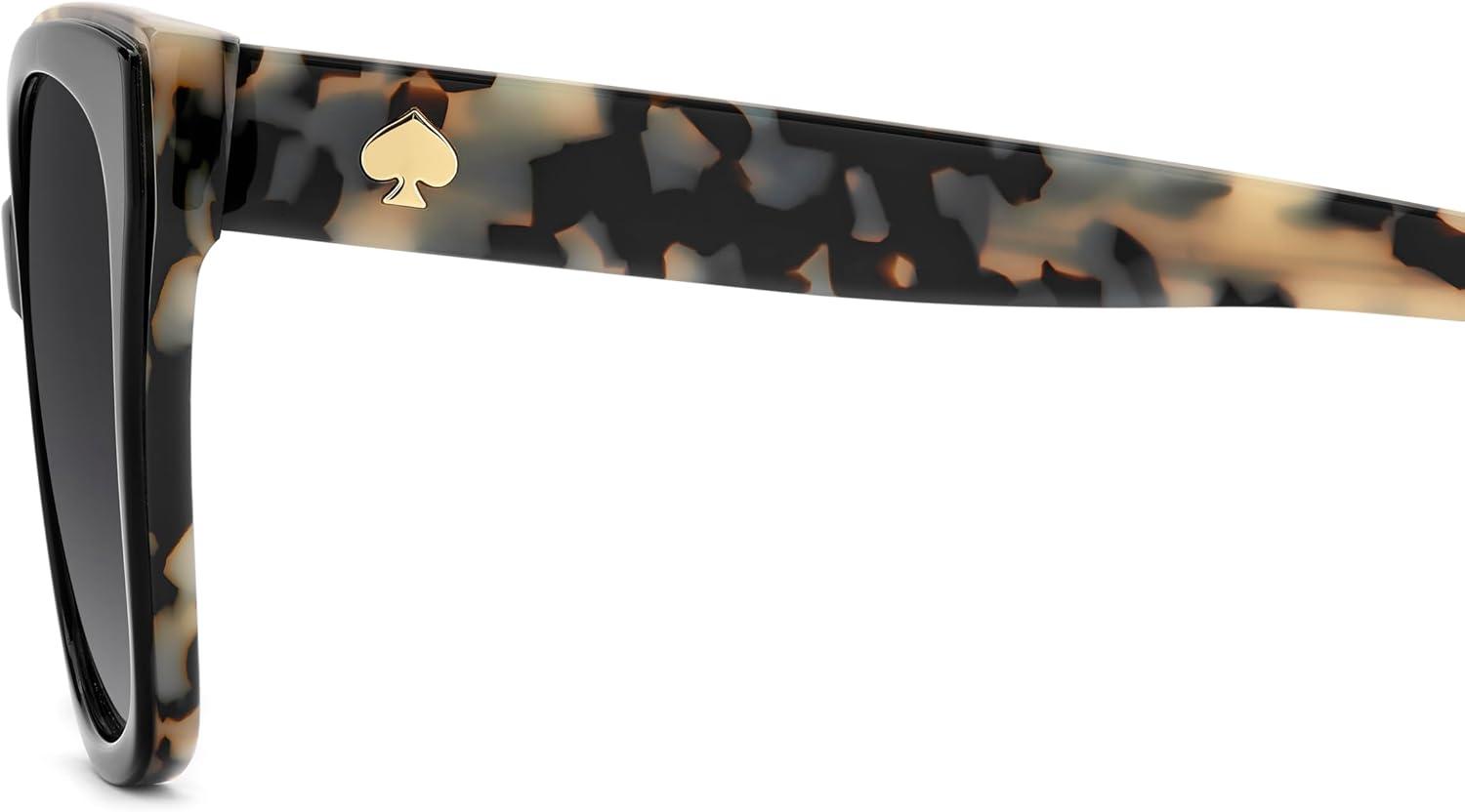 imageKate Spade New York KS Daesha 2GS Square Sunglasses BK WHT HVN 55mm