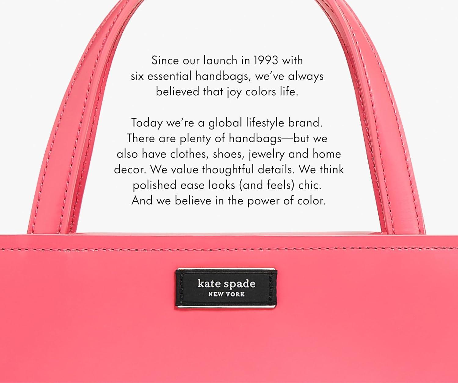 imagekate spade new york 1325quot x 950quot Faux Leather Notepad Zip Folio with Interior Pocket Zipper Close and Pen Loop Painterly Blooms