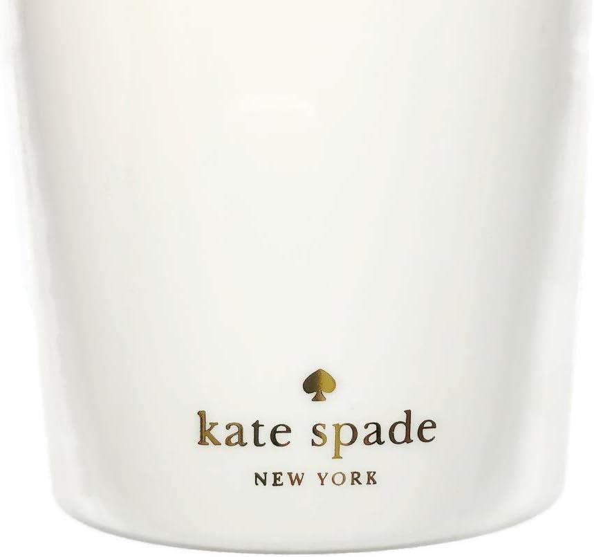 imagekate spade new york Bridal 16 Ounce Insulated Travel Mug Double Wall Thermal Tumbler for CoffeeTea Miss to Mrs Pink