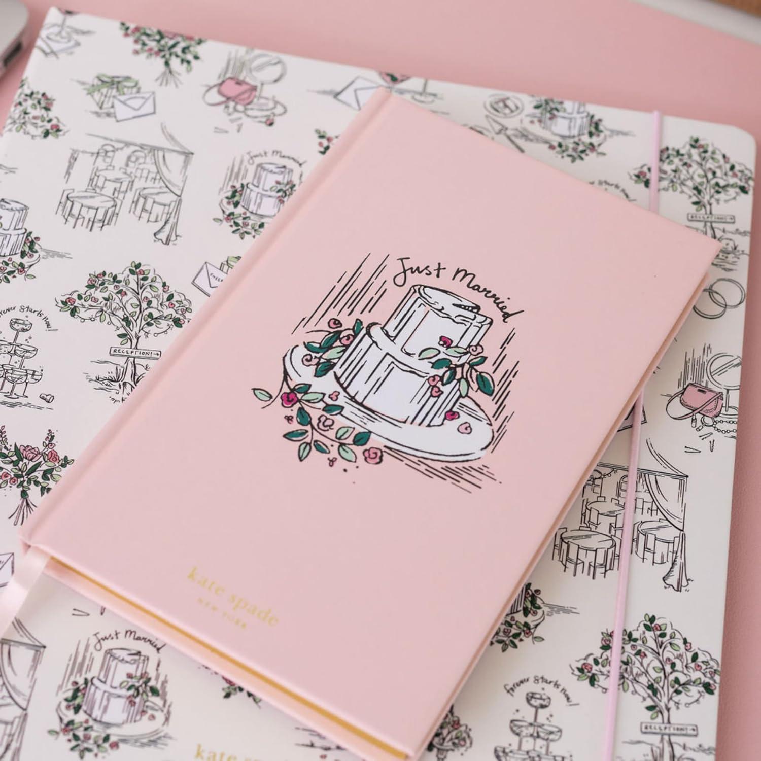 imagekate spade new york Bride Notebook with Lined Pages for Journaling 825 x 525 Journal for Wedding Keepsake with Bookmark and 200 Pages Bridal Toile