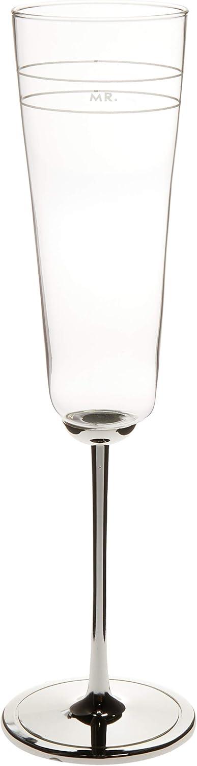 imagekate spade new york Darling Point Mr and Mrs 2piece Champagne Flute Set