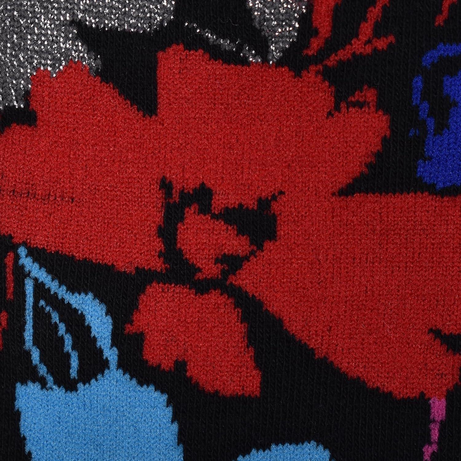 imagekate spade new york Womens 3Pack Painterly Floral Crew Socks Soft ampamp Comfortable