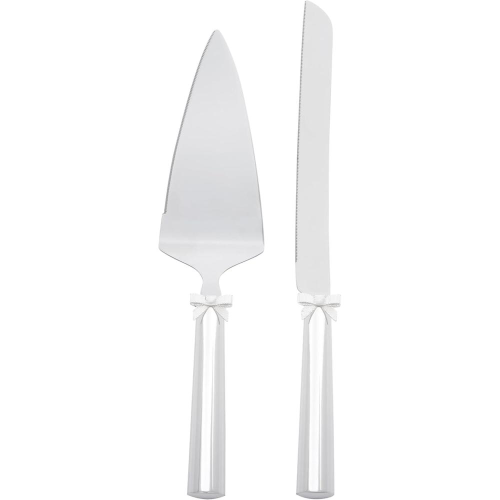 imageKate Spade New York Grace Avenue 2Piece Dessert Set 145 LB Metallic Silver Plated