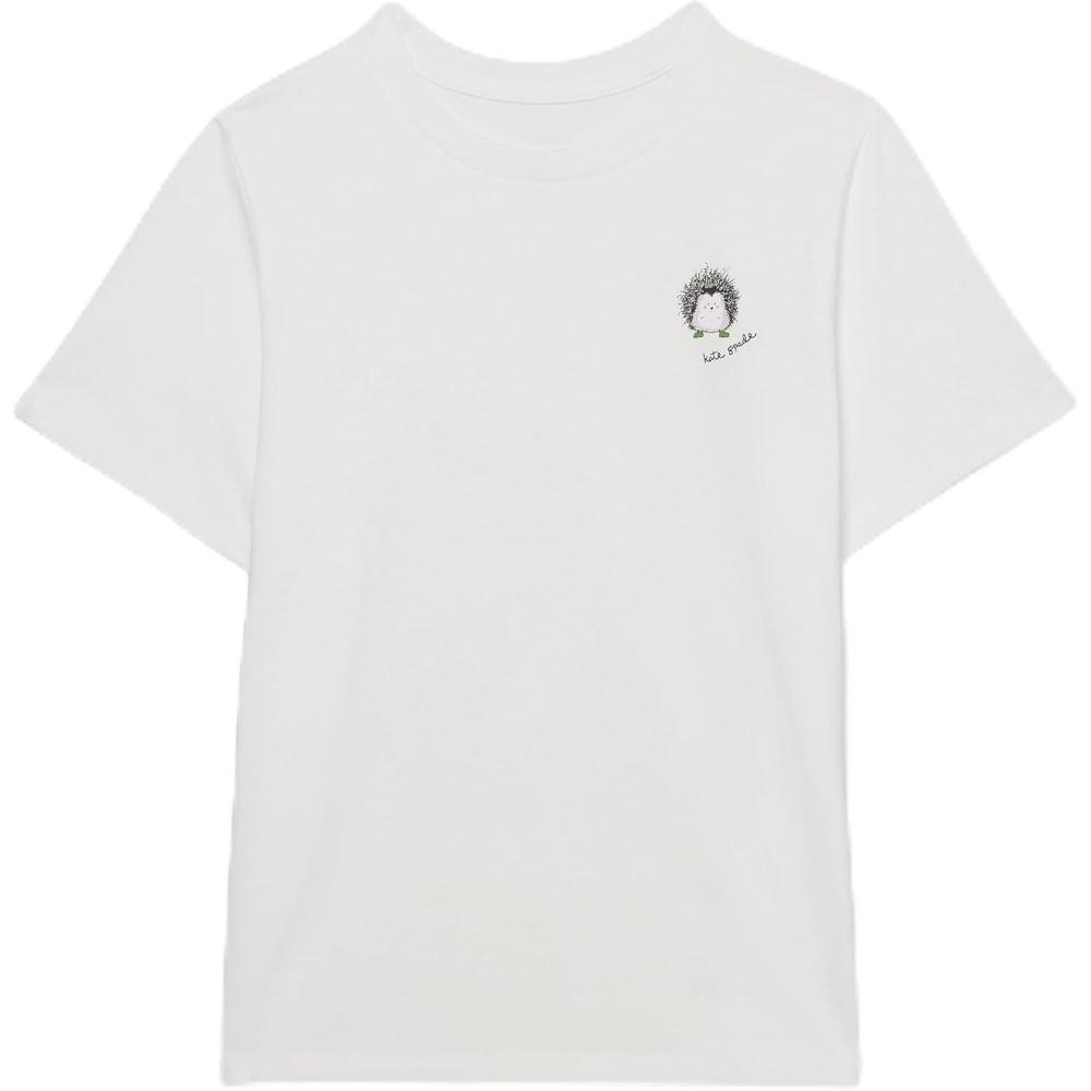 imageKate Spade New York Womens Critters TeeFresh White Hedgehog