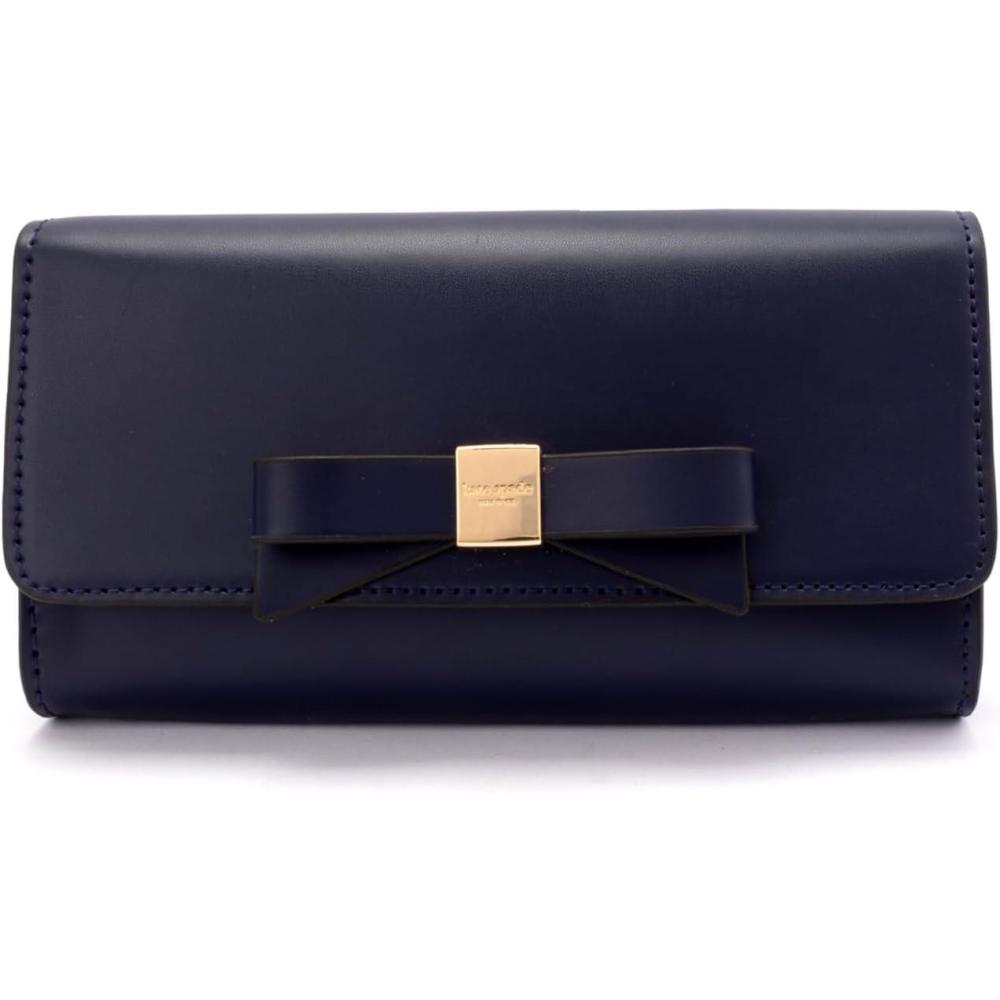 imageKate Spade New York Womens Leather Bow Belt Bag Removable Zip Pouch for HandsFree Carrying ampamp TravelPlanetary Navy
