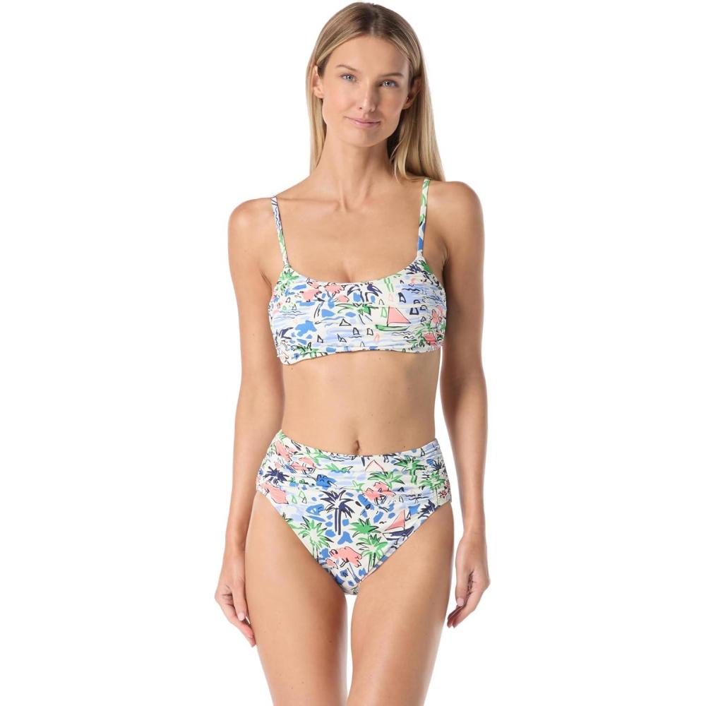 imageKate Spade New York Womens Shirred Bra TopMulti