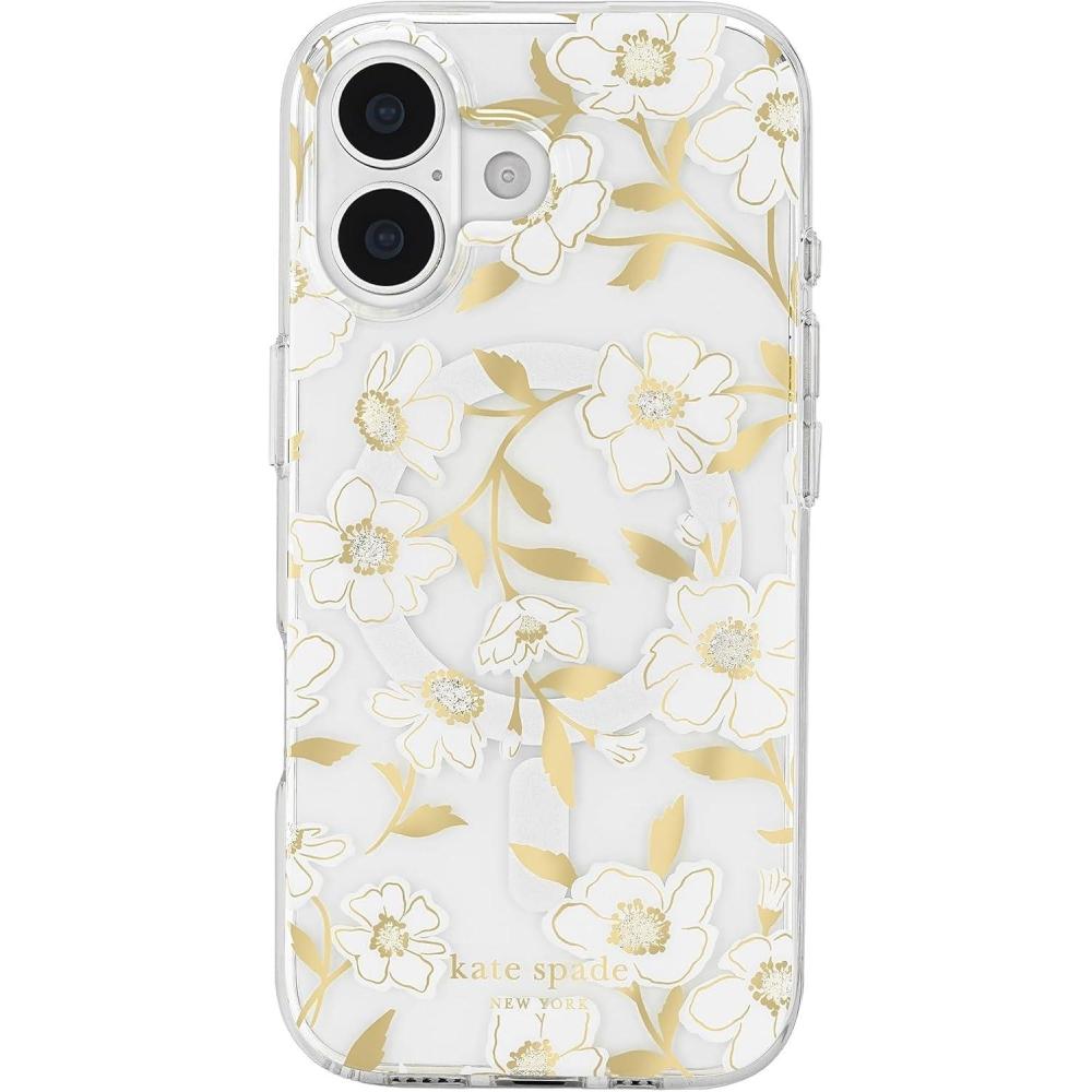 imagekate spade new york iPhone 17 Case Compatible with MagSafe Designer Phone Case Sunshine Floral GemsSunshine Floral Gems
