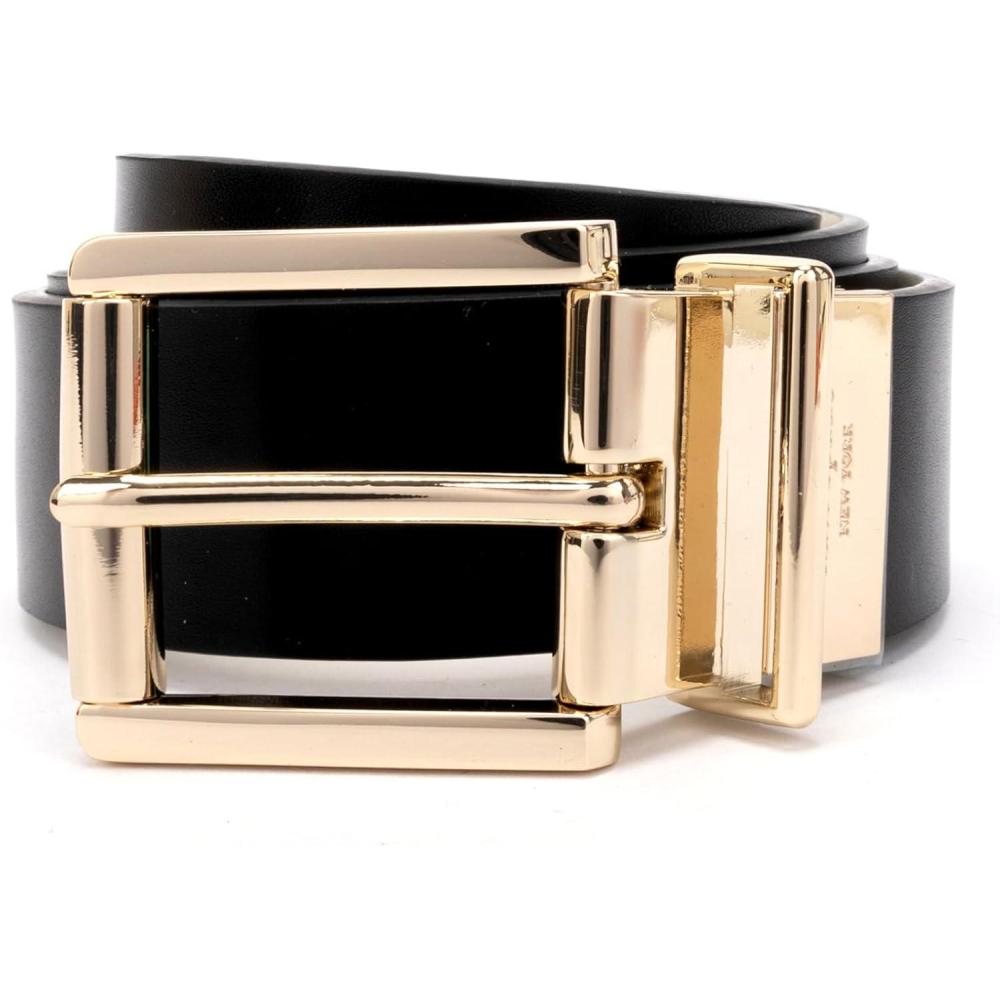imagekate spade new york womens 125 Inch Reversible BeltBlack  Gold
