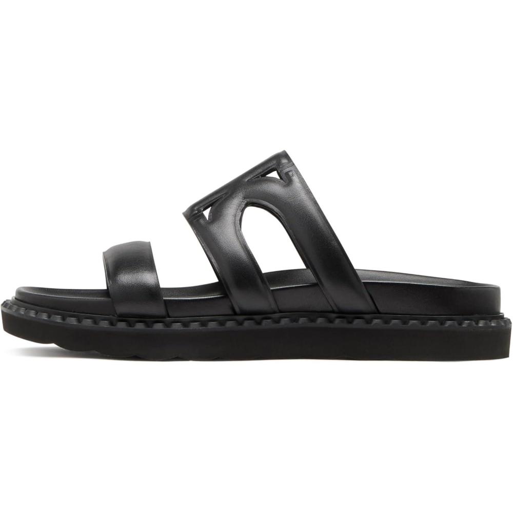 imagekate spade new york womens Duo Smooth Leather Sport SandalBlack