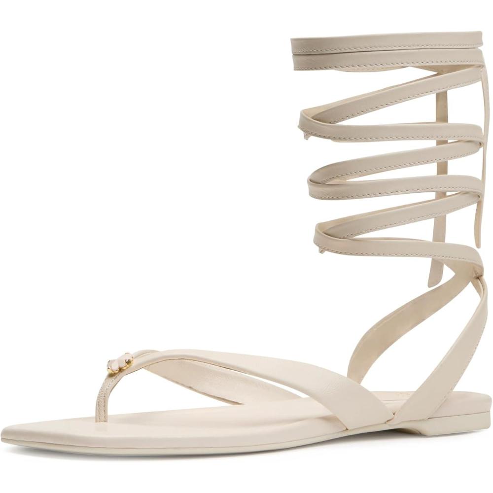 imagekate spade new york womens Spade Flower Gladiator SandalsCream