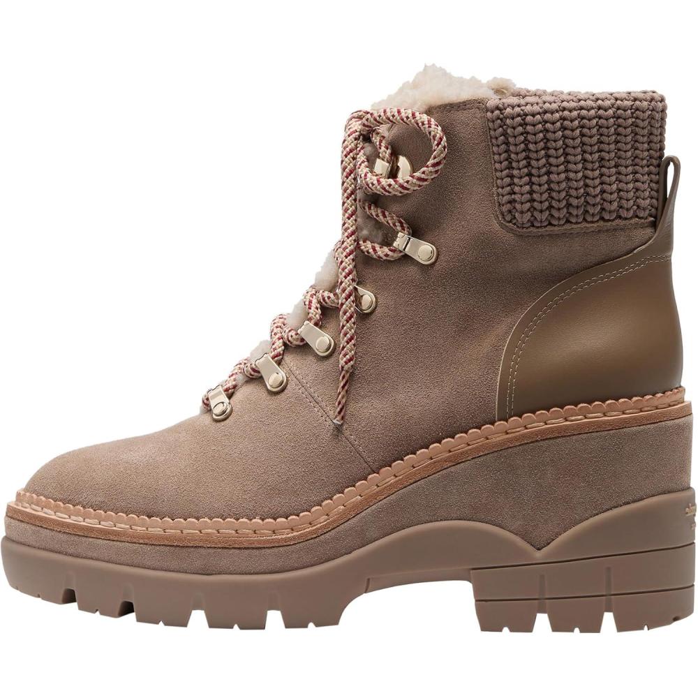 imagekate spade new york womens Willow Lug Lace Up BootieRustic Brown