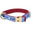 imageKate Spade New York Cute Dog Collar with Gold Metal Buckle 8quot to 105quot Adjustable Collar for Female or Male Extra Small Dogs Navy GinghamRaining Cats and Dogs