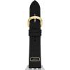 imageKate Spade New York Designer Interchangeable Leather or Nylon Band Compatible with Your 384041mm andor 42444549mm Apple Watch Series 987654321SE andor Ultra Series 12Black Nylon