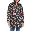 imageKate Spade New York Hooded ALine Raincoat with Removable Hood Spring Pansies Large