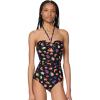 imageKate Spade New York Womens Bandeau One PieceBlack Mlt