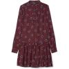 imageKate Spade New York Womens Gathered Flounce ShirtdressBitter Chocolate