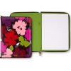 imagekate spade new york 1325quot x 950quot Faux Leather Notepad Zip Folio with Interior Pocket Zipper Close and Pen Loop Painterly Blooms