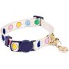 imagekate spade new york Breakaway Cat Collar Adjustable Collar with Buckle Closure Watercolor Dot