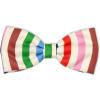 imagekate spade new york Dog Bow Tie Elastic Collar Attachment for Dog or Cat Bow Tie Collar for Dogs Small Medium ampamp Large Animals Adventure StripeAdventure Stripe