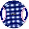 imagekate spade new york Dog Toy Rope Frisbee for Fetch Gingham Tug Toy Cute Dog Toy with Soft Durable Fabric Pet Toy for Small Medium Large Breeds Frisbee